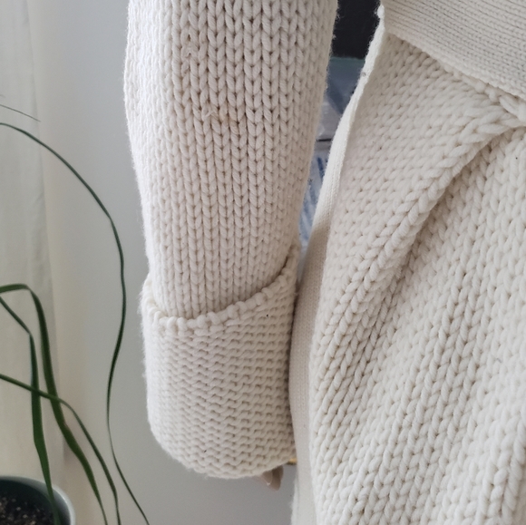 Stefanel | Belted Knit Cardigan Coat - Picture 12 of 15